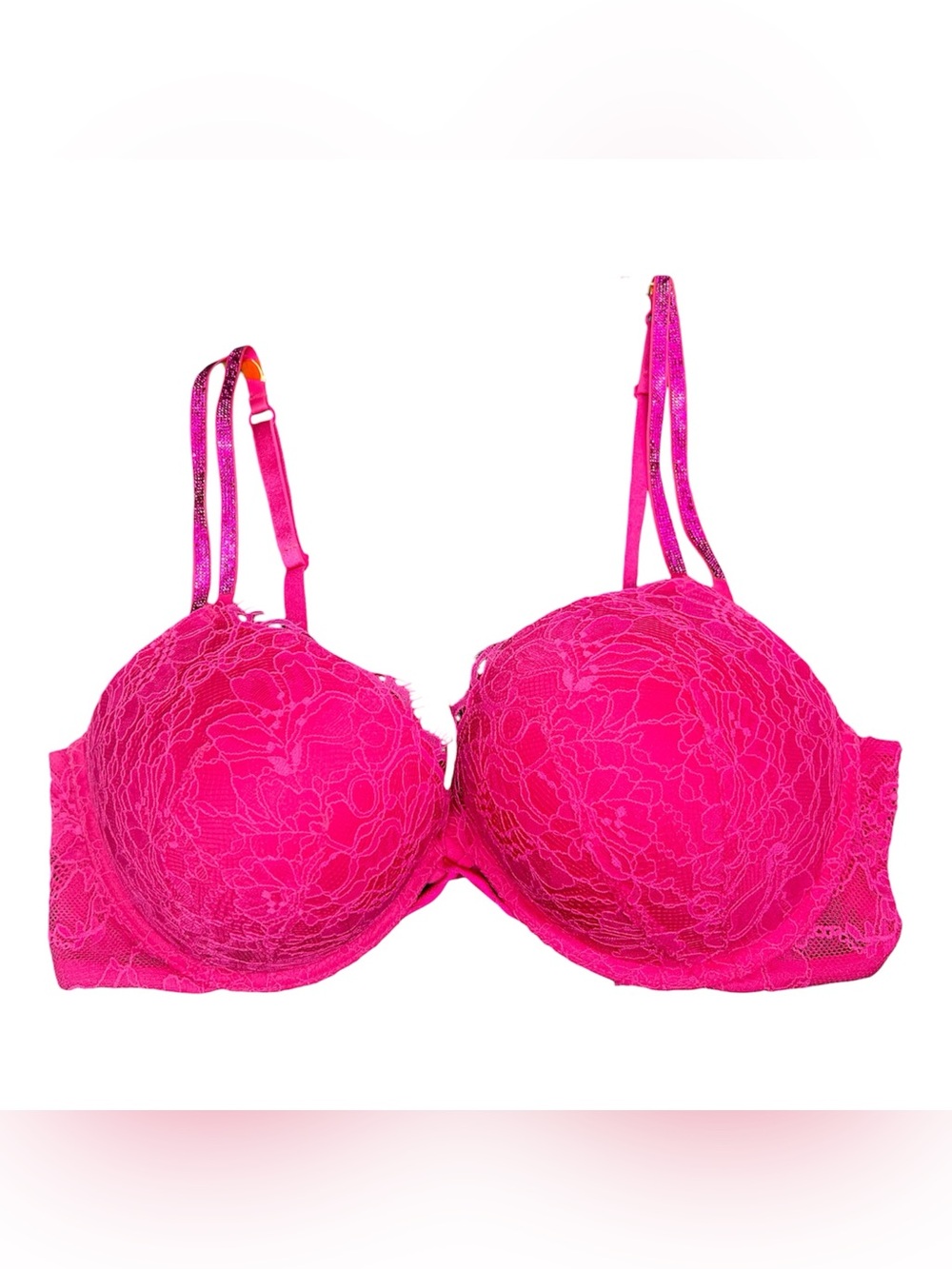 Victoria’s Secret Bombshell Double Shine Strap Bra - 38C - Forever Pink - Picture 2 of 6